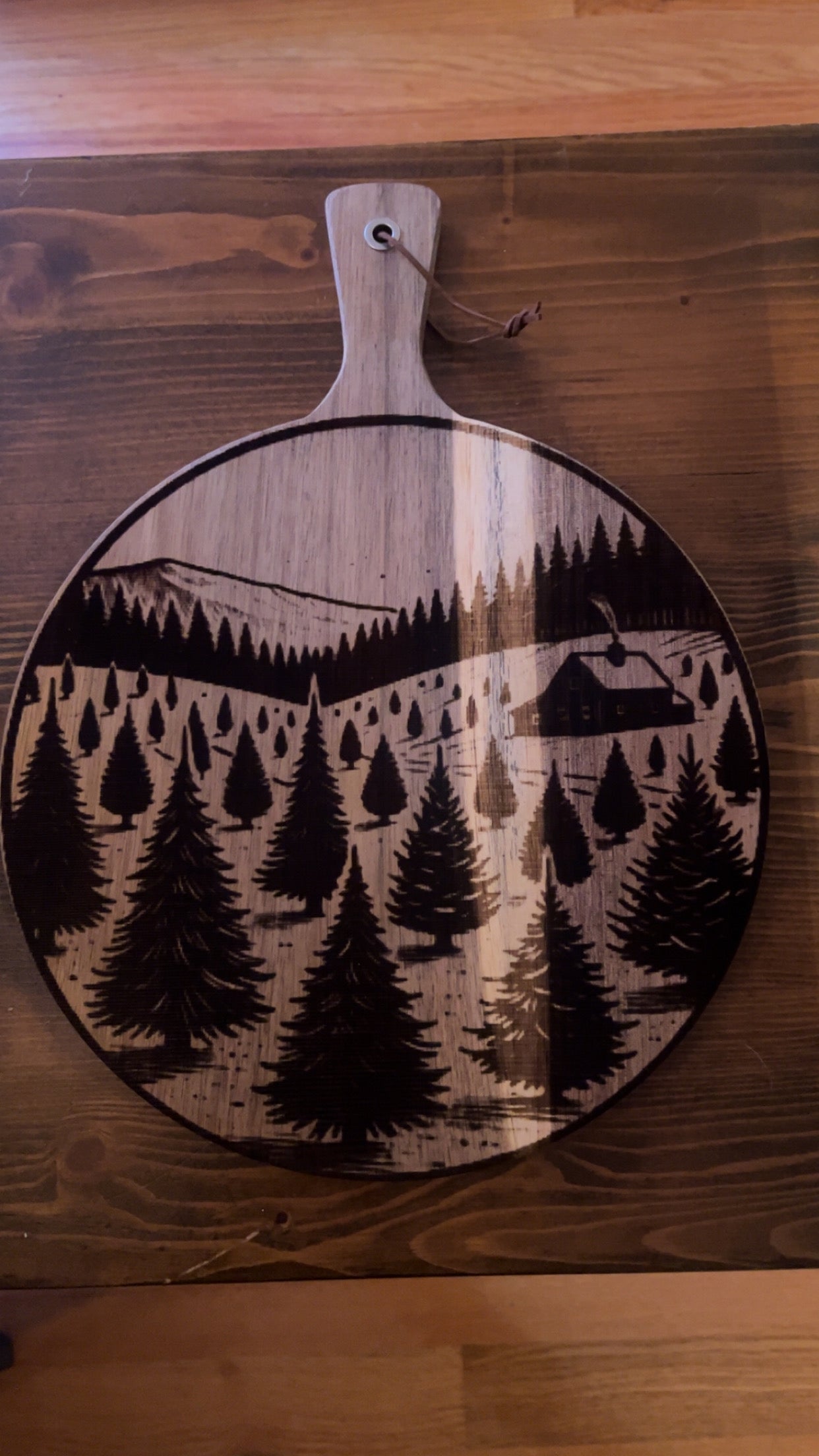 Large circle Christmas Tree Farm