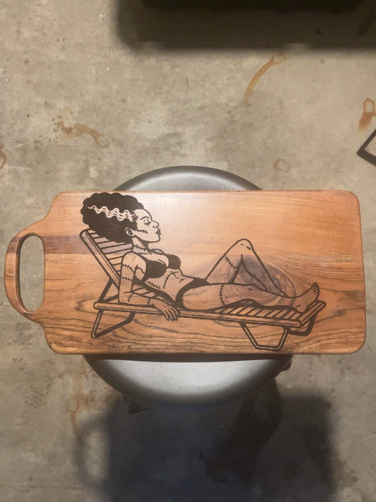 Spooky Bikini Bride Side Handle Board