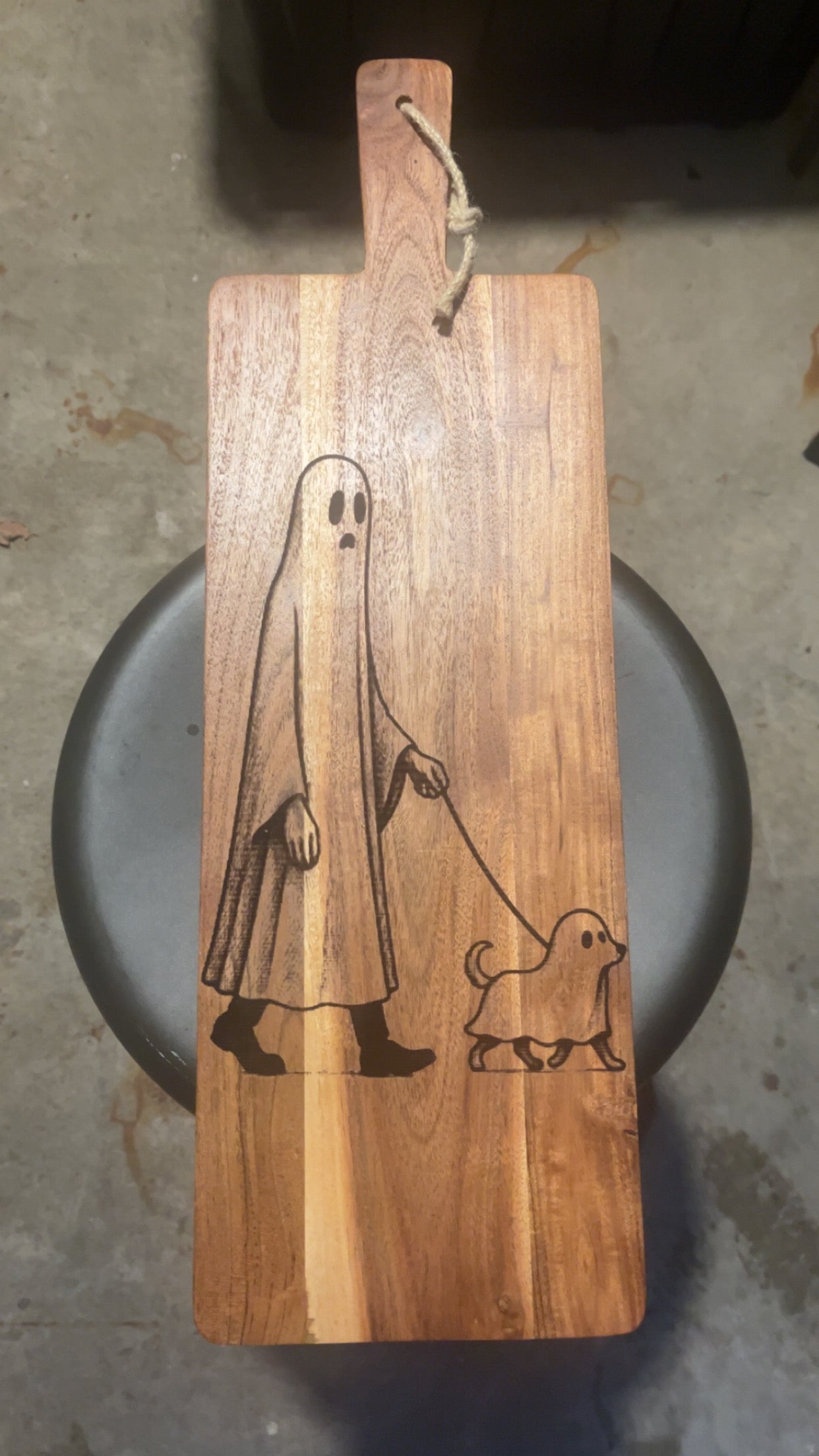 Tall Ghost Dog Handle Board