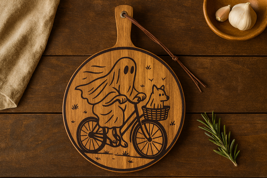 Medium Round Ghost Bike Scene