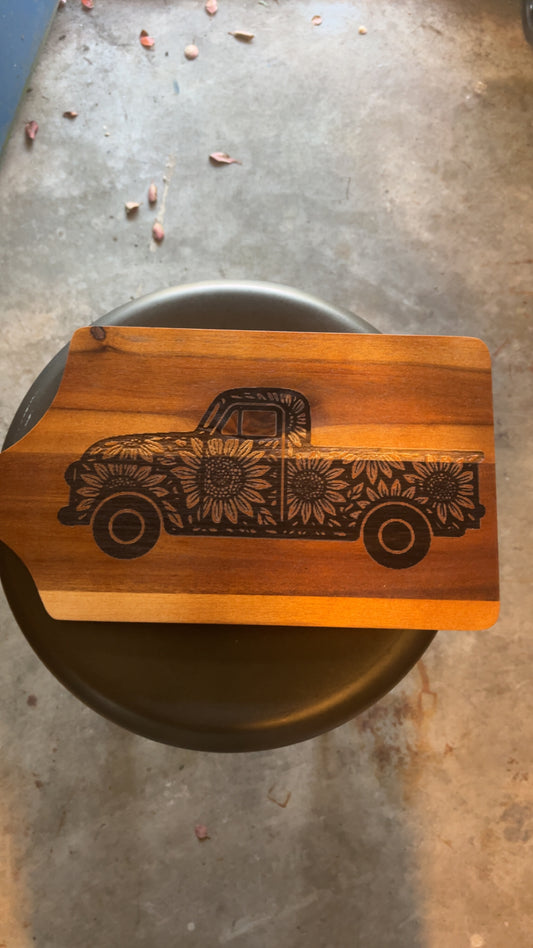 Medium Handle Sunflower Truck
